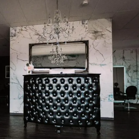 Bombshell Boutique Hair Salon front desk